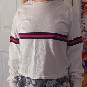brandy melville long sleeve crop top